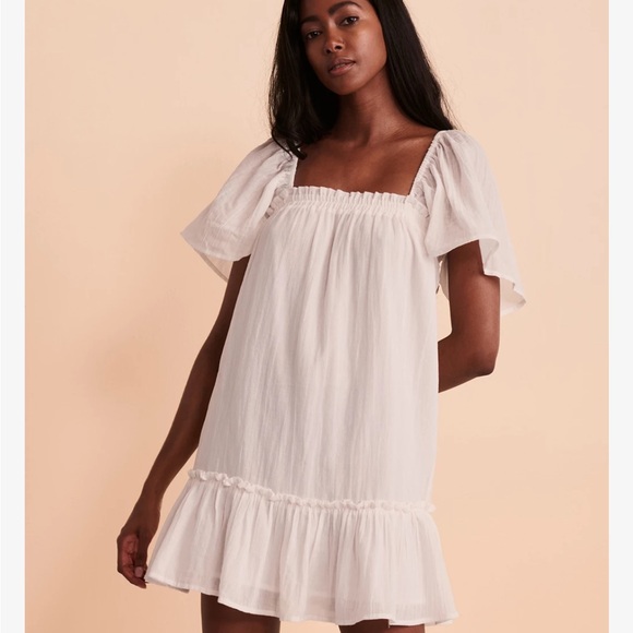 Billabong Dresses & Skirts - BILLABONG SHES A DOLL Dress Size S Off White Cotton